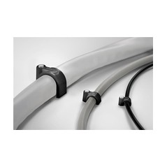 Cable Clip 6 mm Black - Securely Fasten Cables Up to 6 mm | Durable & Reliable Solution for Cable Management